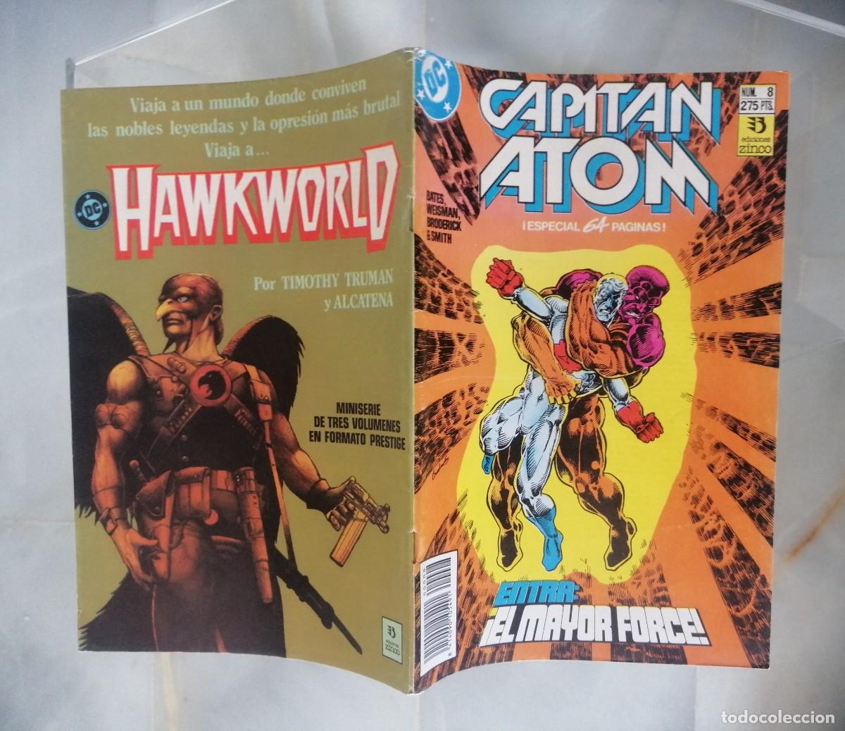 C&oacute;mics: CAPITAN ATOM N&ordm; 8 - ZINCO 1989 EXCELENTE ESTADO - Foto 2