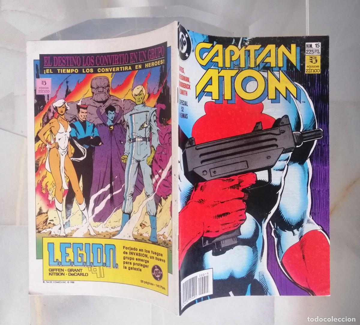 C&oacute;mics: CAPITAN ATOM N&ordm; 15 - ZINCO 1989 EXCELENTE ESTADO - Foto 2