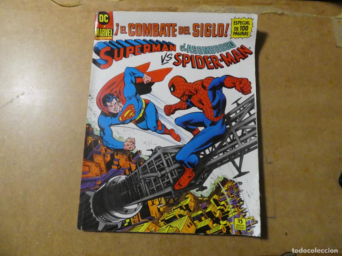 C&oacute;mics: &iexcl; el combate del siglo &iexcl; Superman vs. el asombroso Spider-man de zinco - Foto 1