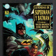 Fumetti: LEYENDAS DE SUPERMAN Y BATMAN 1 AL 3, COLECCIÓN COMPLETA, ZINCO 1995, MUY BUEN ESTADO
