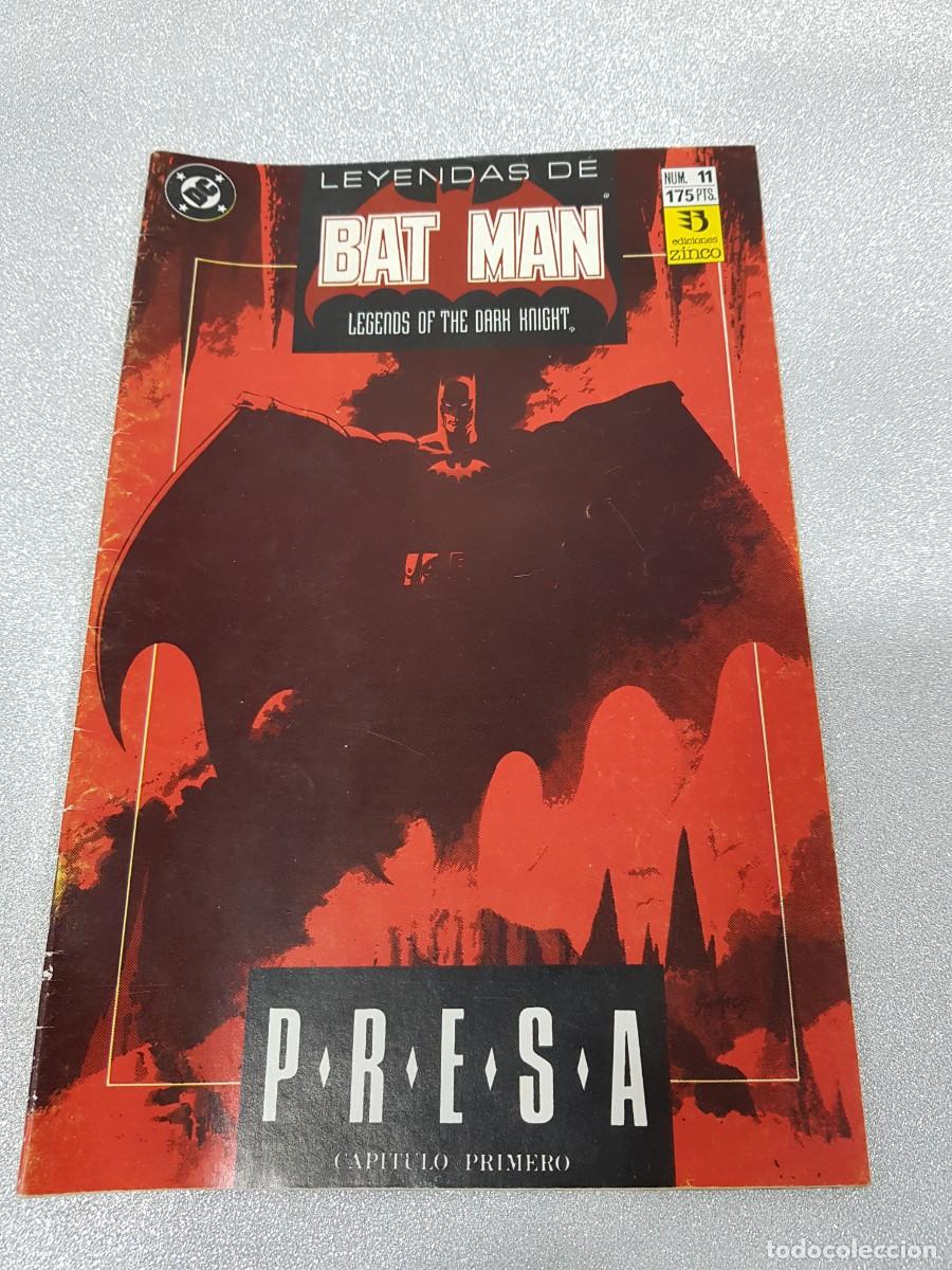 C&oacute;mics: LEYENDAS DE BATMAN Ediciones ZINCO Num 11 ESTADO ACEPTABLE - Foto 1