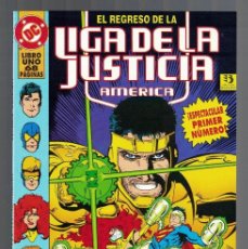 Cómics: LIGA DE LA JUSTICIA EL REGRESO, COLECCIÓN COMPLETA EN 4 TOMOS, ZINCO 1994, EXCELENTE ESTADO
