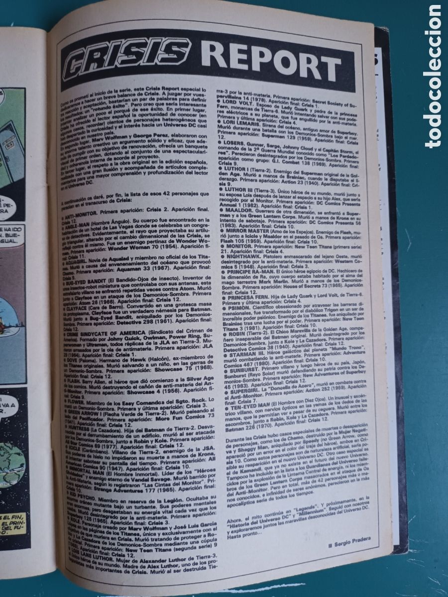 C&oacute;mics: Crisis en tierras infinitas N&deg; 12 Extra ZINCO - DC 1987 - Foto 10