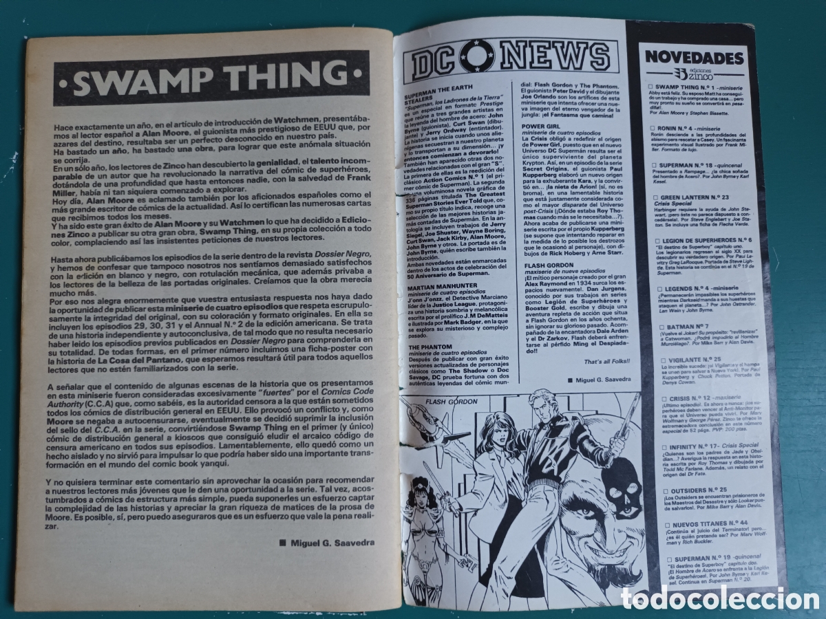 C&oacute;mics: Crisis en tierras infinitas N&deg; 12 Extra ZINCO - DC 1987 - Foto 13