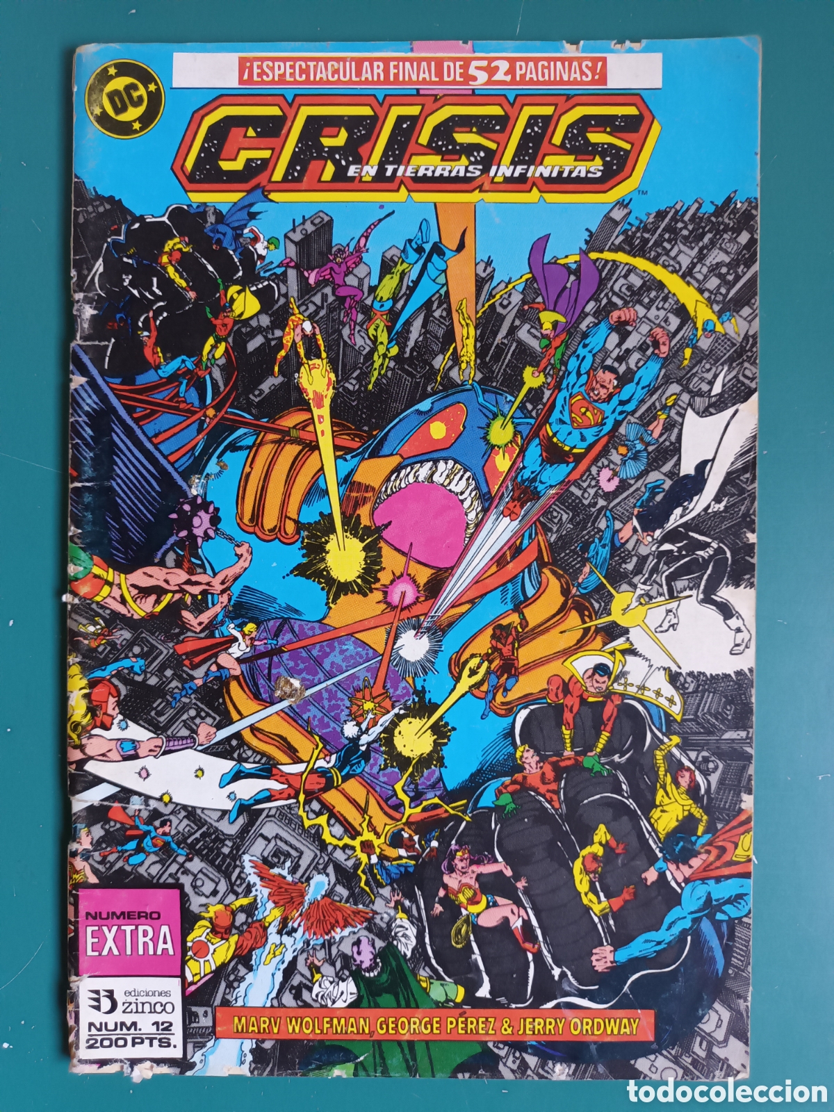 C&oacute;mics: Crisis en tierras infinitas N&deg; 12 Extra ZINCO - DC 1987 - Foto 1