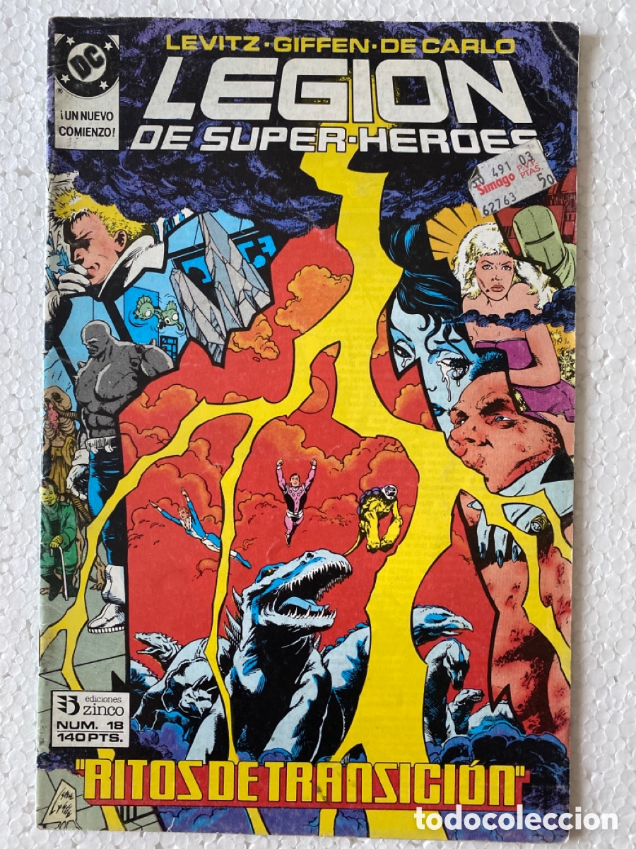 C&oacute;mics: LEGI&Oacute;N DE SUPERH&Eacute;ROES #18 - ZINCO - Foto 1