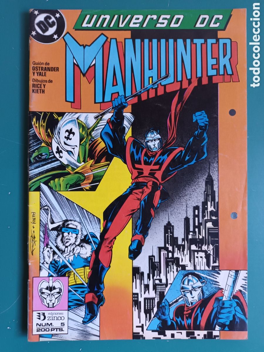 C&oacute;mics: Manhunter N&deg; 5 ZINCO - DC COMICS 1989 - Foto 1