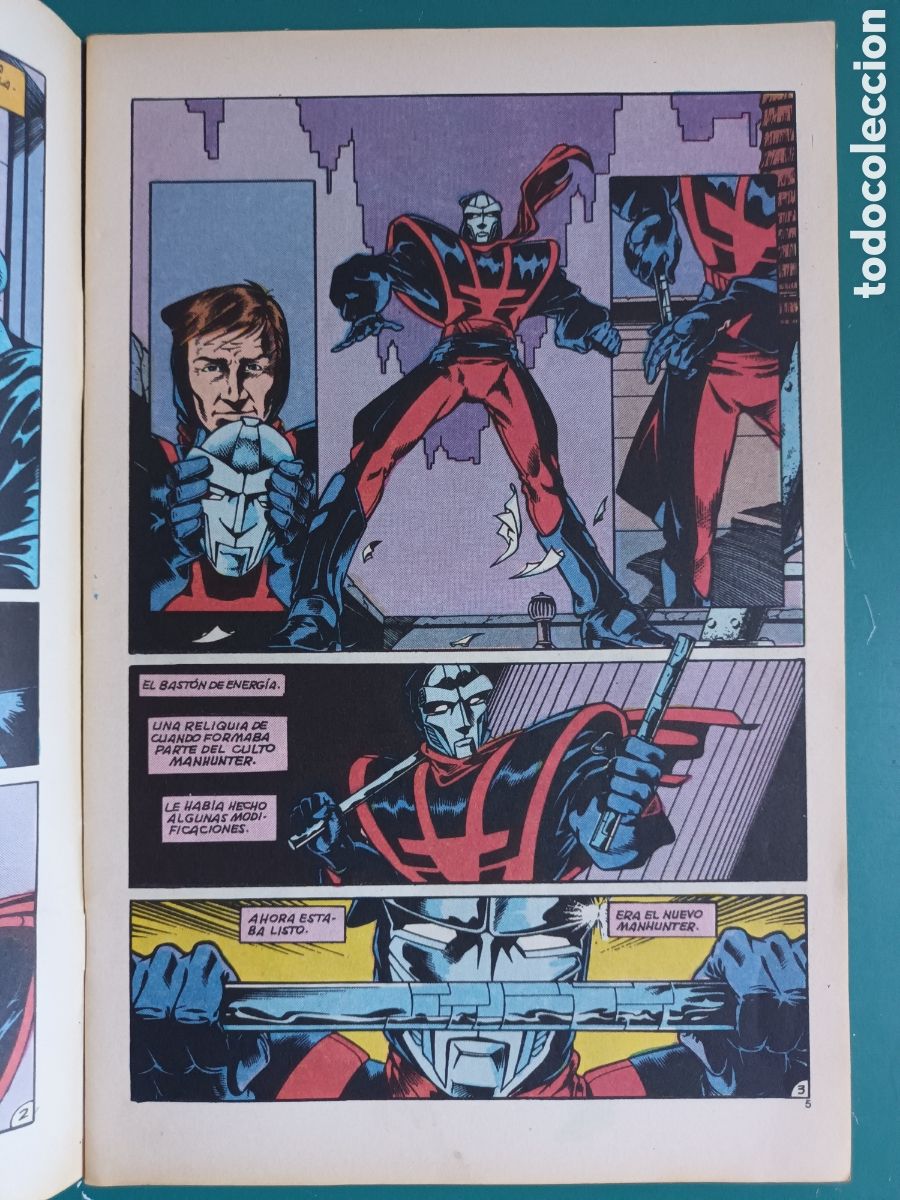 C&oacute;mics: Manhunter N&deg; 5 ZINCO - DC COMICS 1989 - Foto 3
