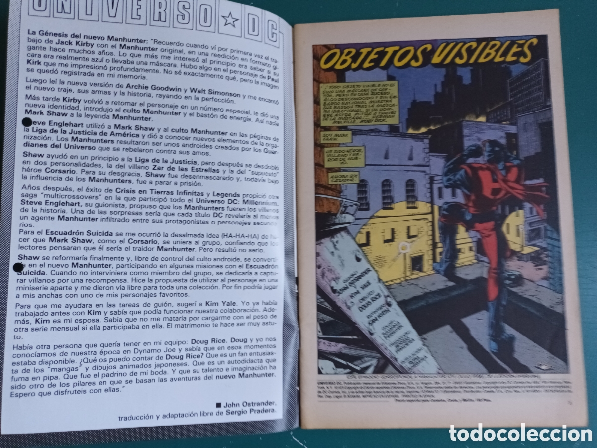 C&oacute;mics: Manhunter N&deg; 5 ZINCO - DC COMICS 1989 - Foto 2