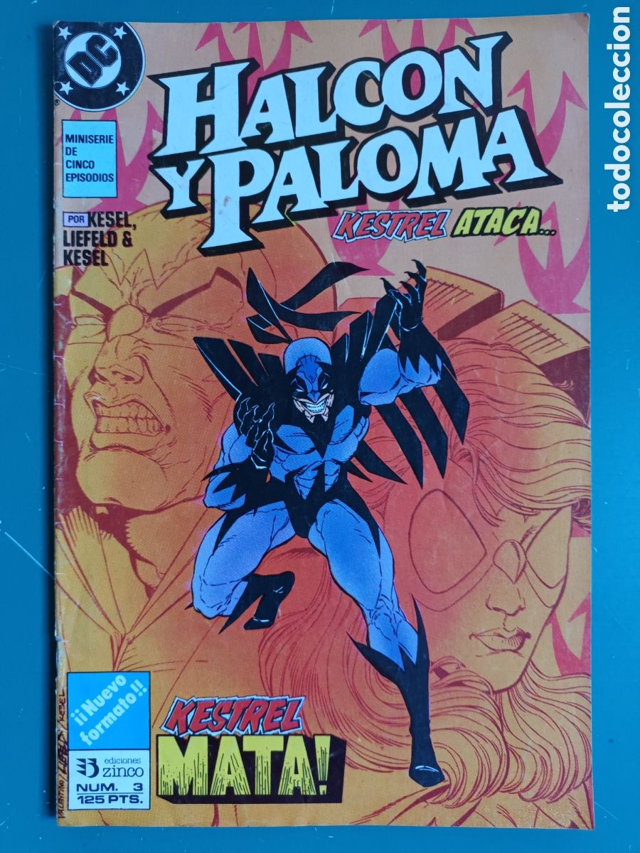 C&oacute;mics: Halc&oacute;n y Paloma N&deg; 3 ZINCO - DC COMICS 1989 - Foto 1