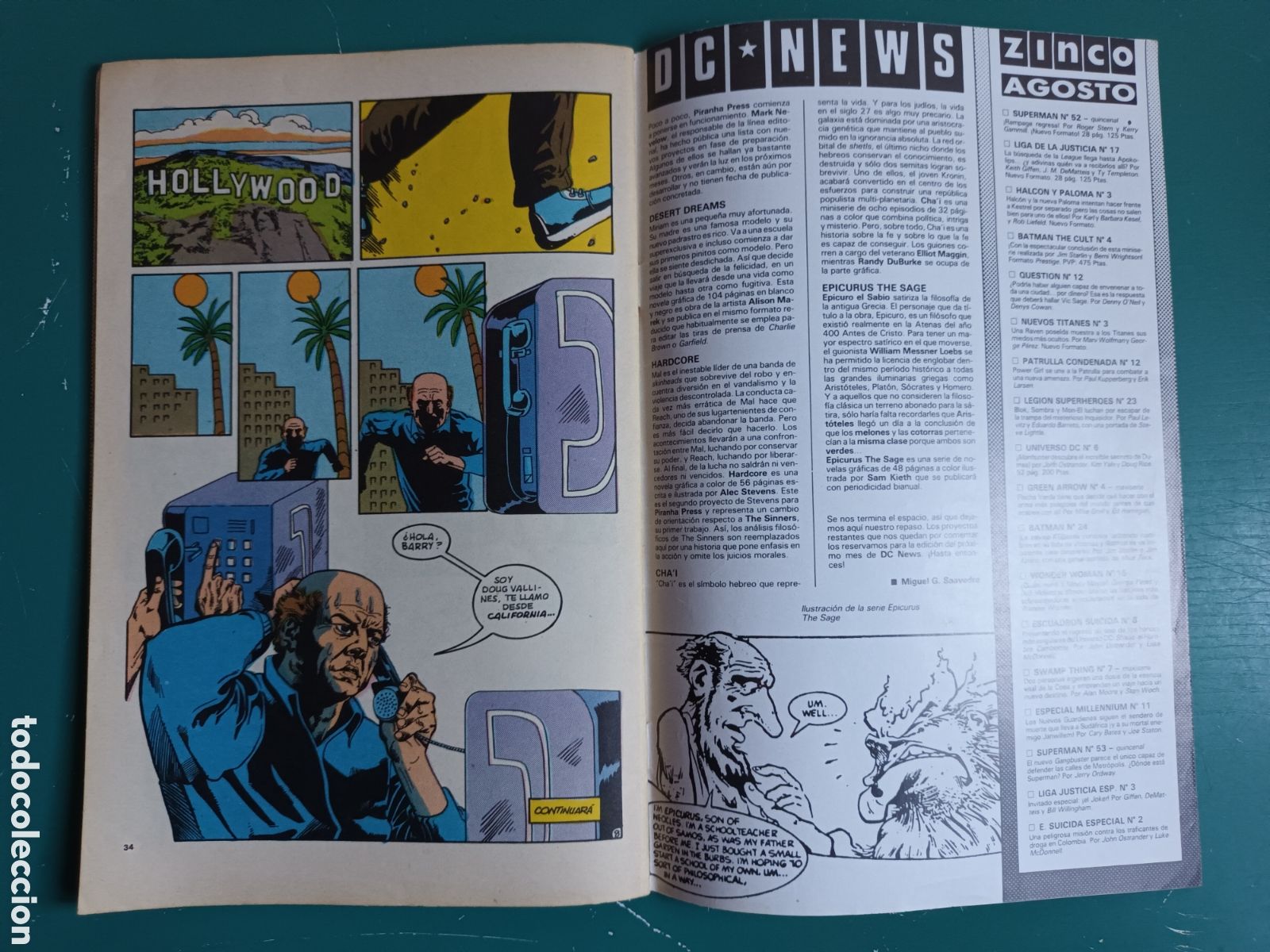 C&oacute;mics: Green Arrow Flecha Verde N&deg; 4 ZINCO - DC COMICS 1990 - Foto 9