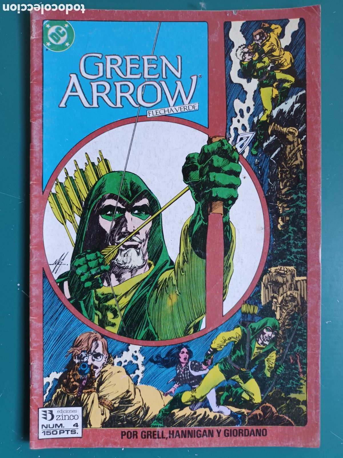 C&oacute;mics: Green Arrow Flecha Verde N&deg; 4 ZINCO - DC COMICS 1990 - Foto 1
