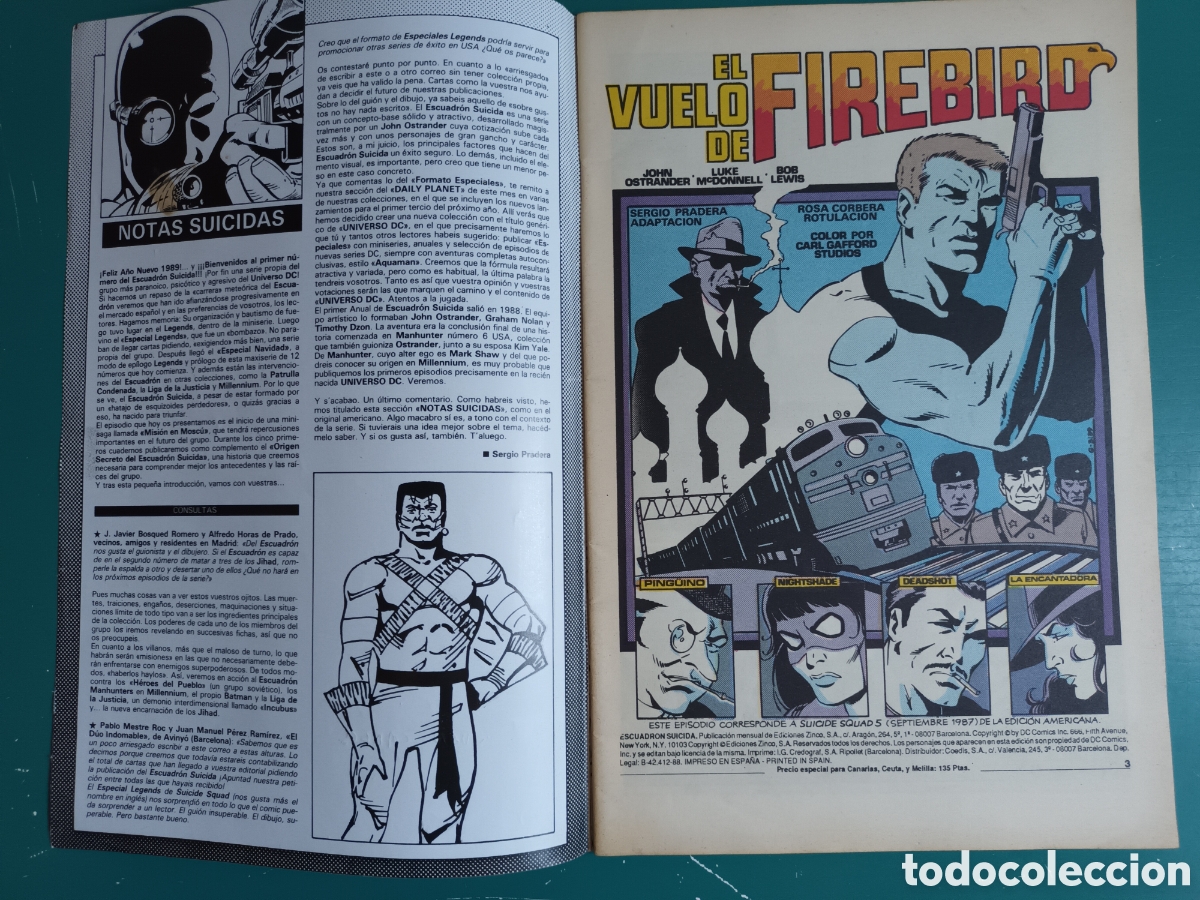 C&oacute;mics: Escuadr&oacute;n Suicida N&deg; 1 ZINCO - DC COMICS 1989 - Foto 3