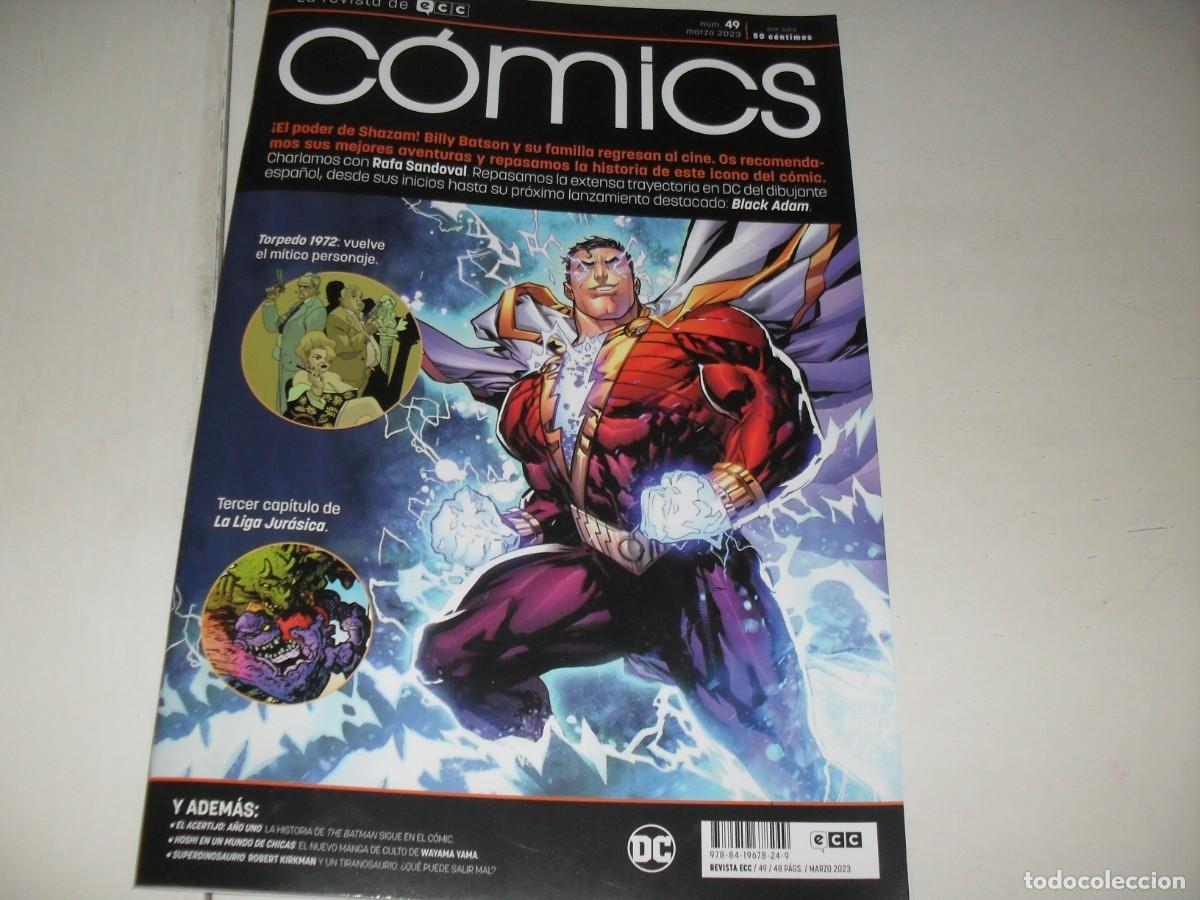 C&oacute;mics: ECC COMICS N&ordm; 49,CON LA LIGA JURASICA 3.ECC,A&Ntilde;O 2018.IMPECABLE. - Foto 1