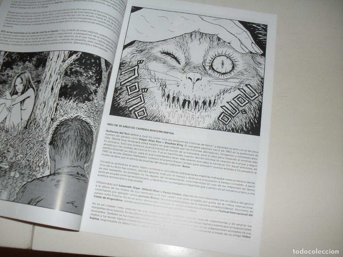 C&oacute;mics: FOLLETO PUBLICITARIO JUNJI ITO:MAESTRO DEL TERROR .ECC, 2018.IMPECABLE. - Foto 2
