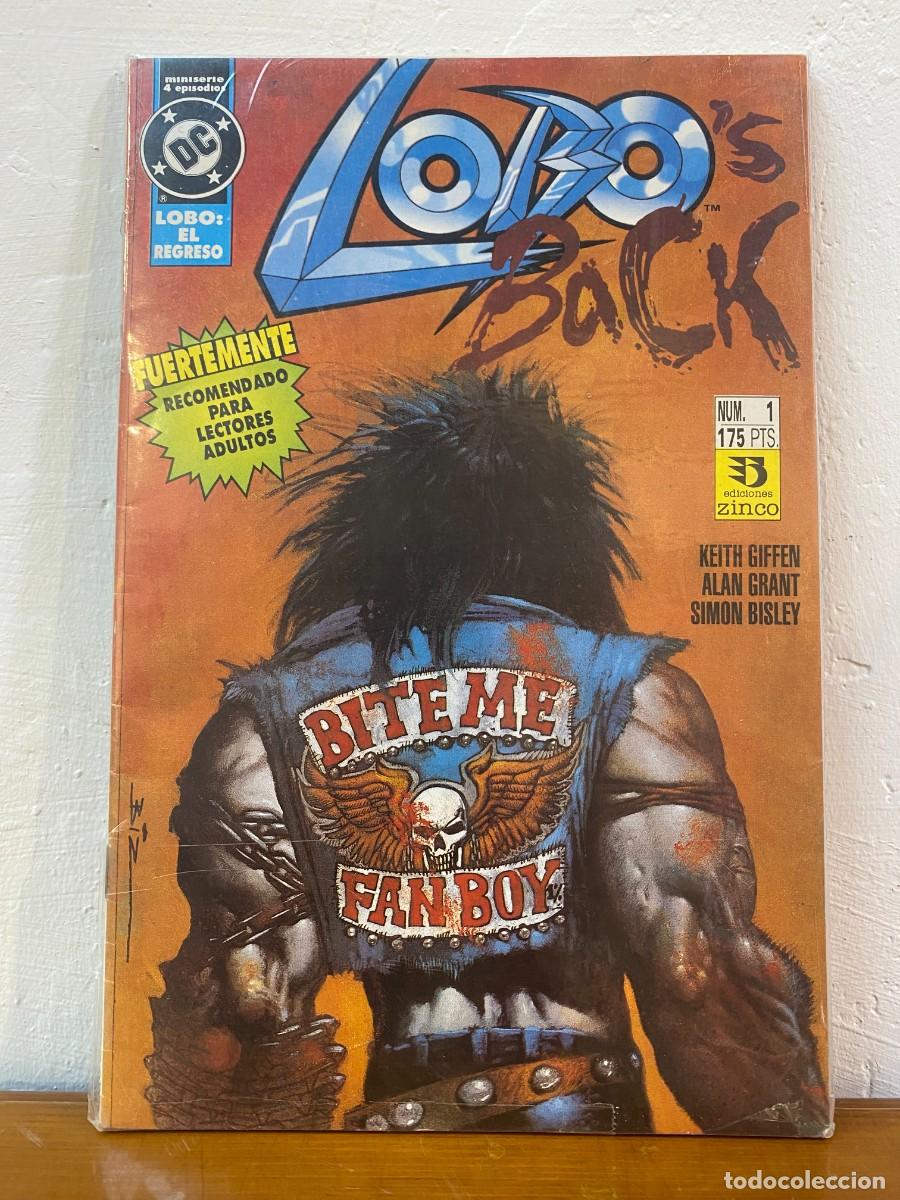 C&oacute;mics: LOBOS BACK COMPLETA 4 N&Uacute;MEROS ZINCO - Foto 1