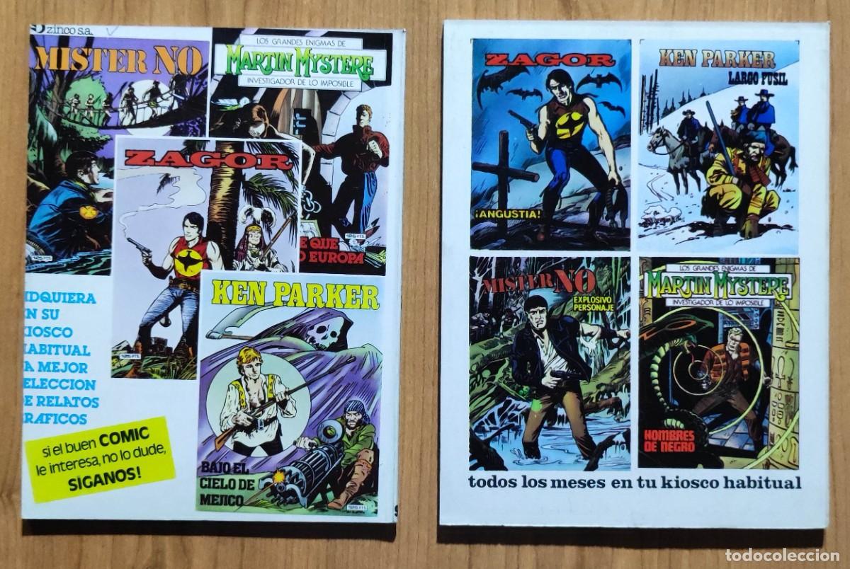 C&oacute;mics: ZAGOR DOS EJEMPLARES N&ordm; 1 Y 9 - EDICIONES ZINCO EXCELENTE ESTADO. - Foto 2