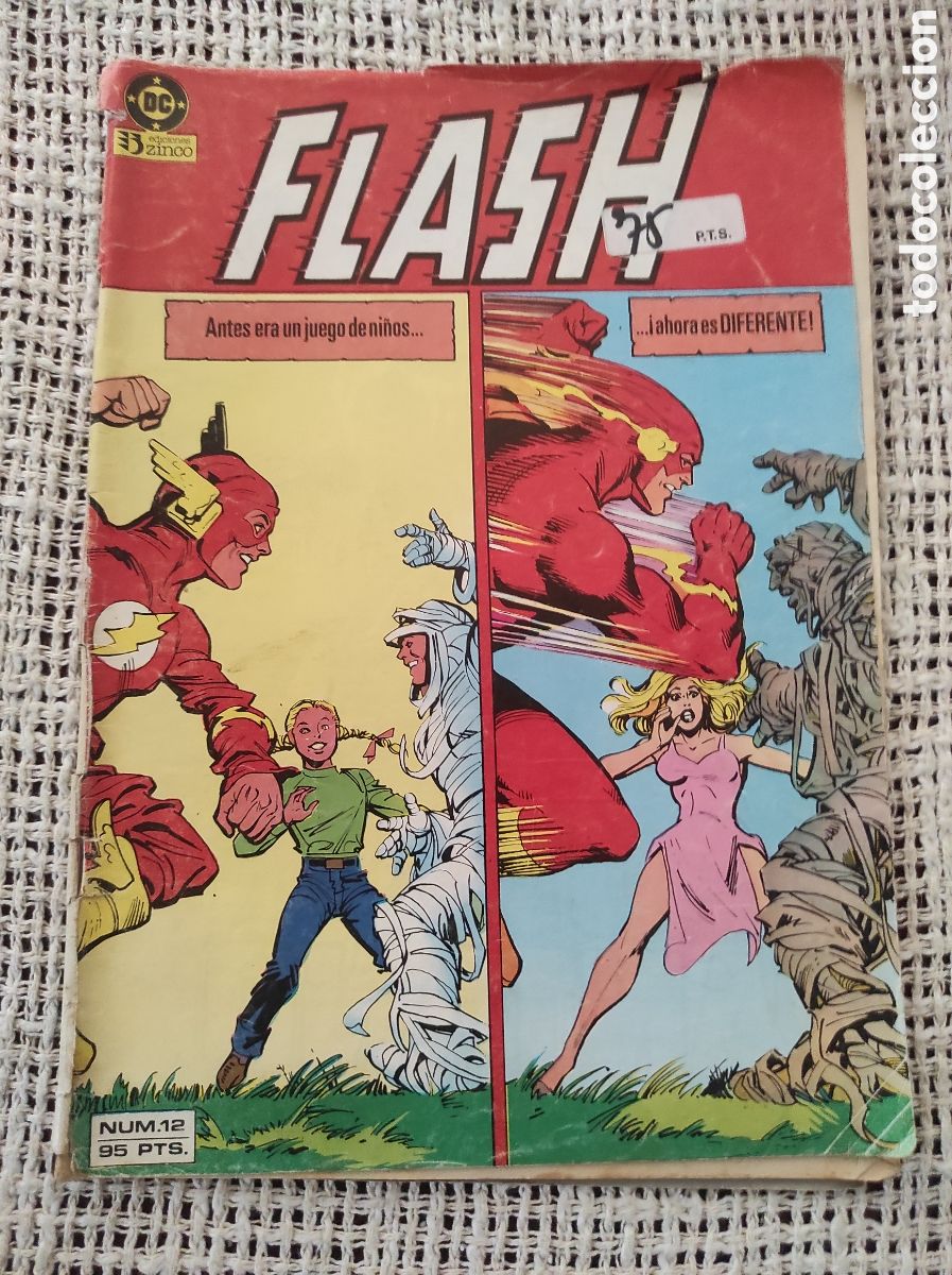 C&oacute;mics: FLASH N&ordm; 12 - 1&ordf; SERIE - EDITA : ZINCO ( DC) - Foto 1