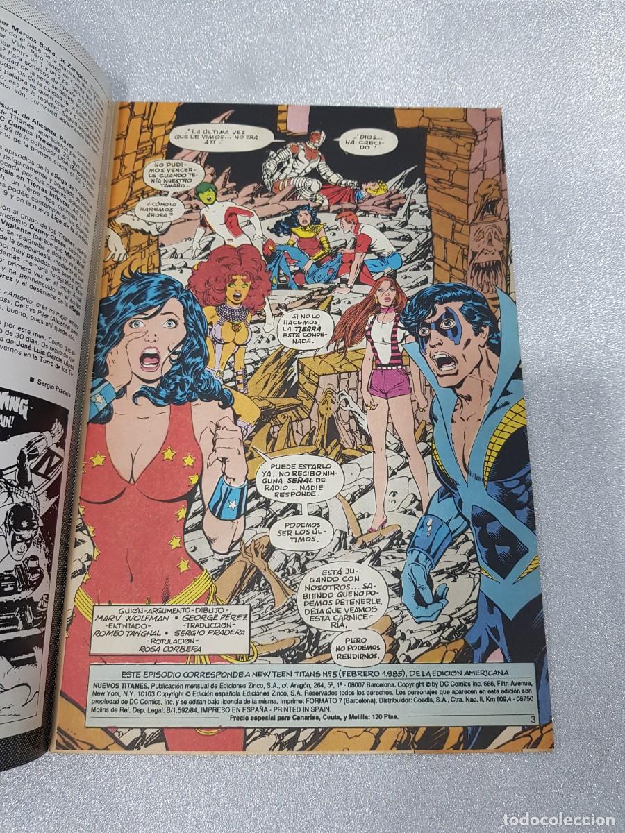 C&oacute;mics: COMIC LOS NUEVOS TITANES GRAPA A&Ntilde;O 1989 EDICIONES ZINCO DC NUM 5 - Foto 2