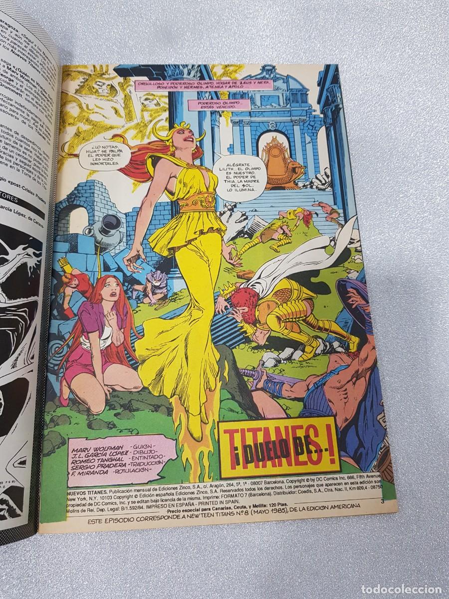 C&oacute;mics: COMIC LOS NUEVOS TITANES GRAPA A&Ntilde;O 1989 EDICIONES ZINCO DC NUM 8 - Foto 2