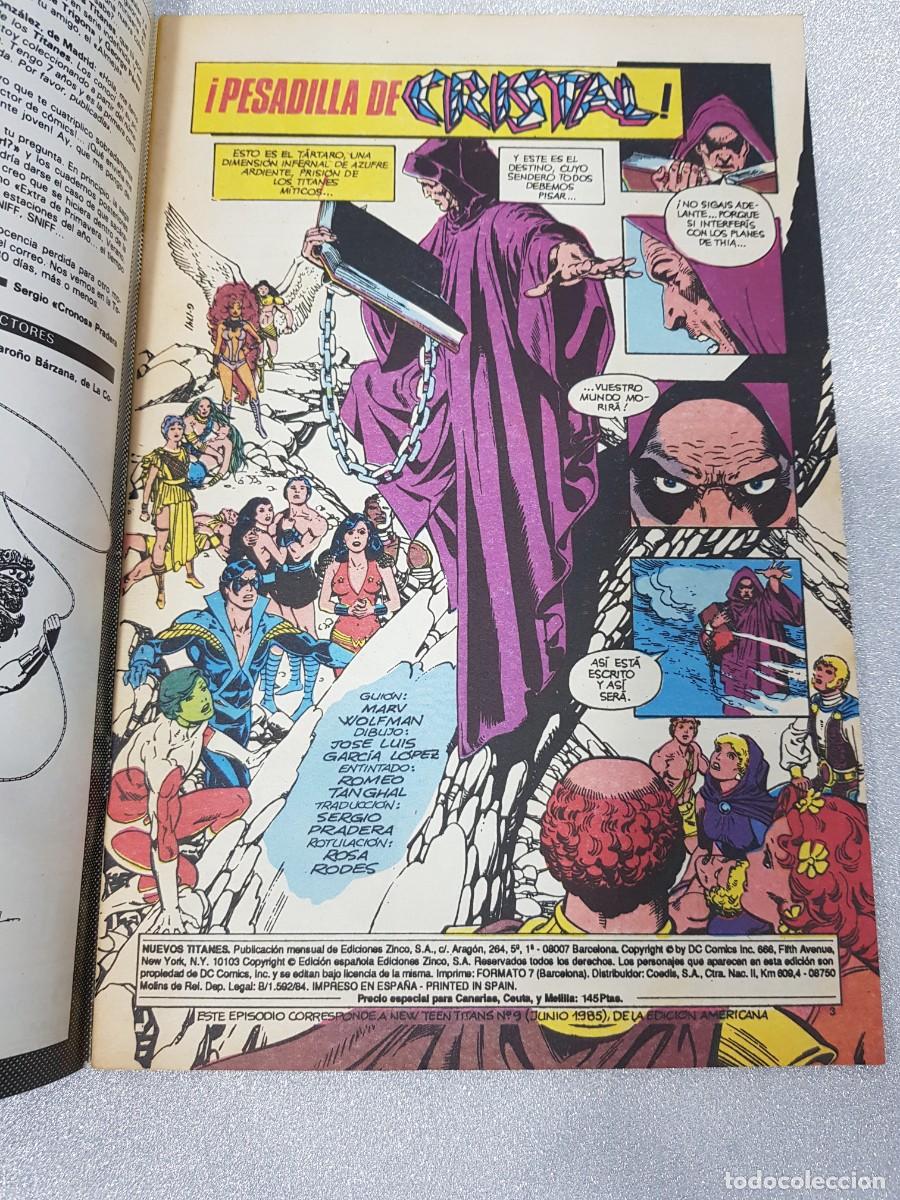 C&oacute;mics: COMIC LOS NUEVOS TITANES GRAPA A&Ntilde;O 1989 EDICIONES ZINCO DC NUM 9 - Foto 2