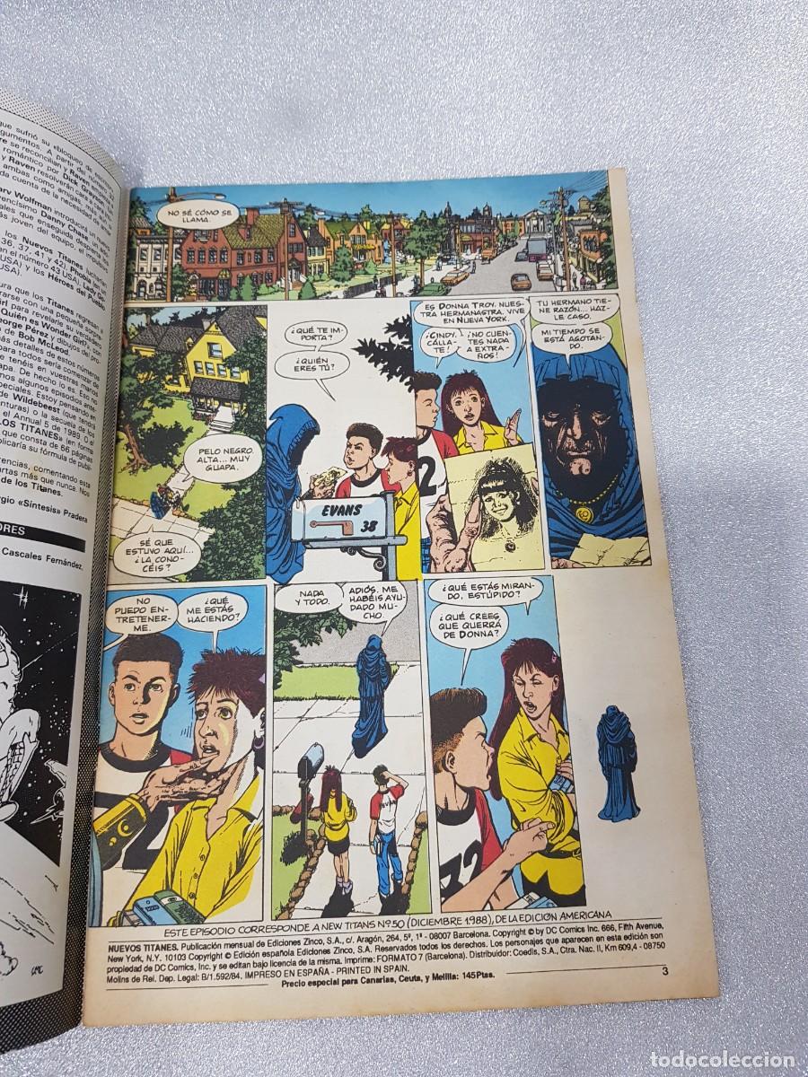 C&oacute;mics: COMIC LOS NUEVOS TITANES GRAPA A&Ntilde;O 1989 EDICIONES ZINCO DC NUM 10 - Foto 2