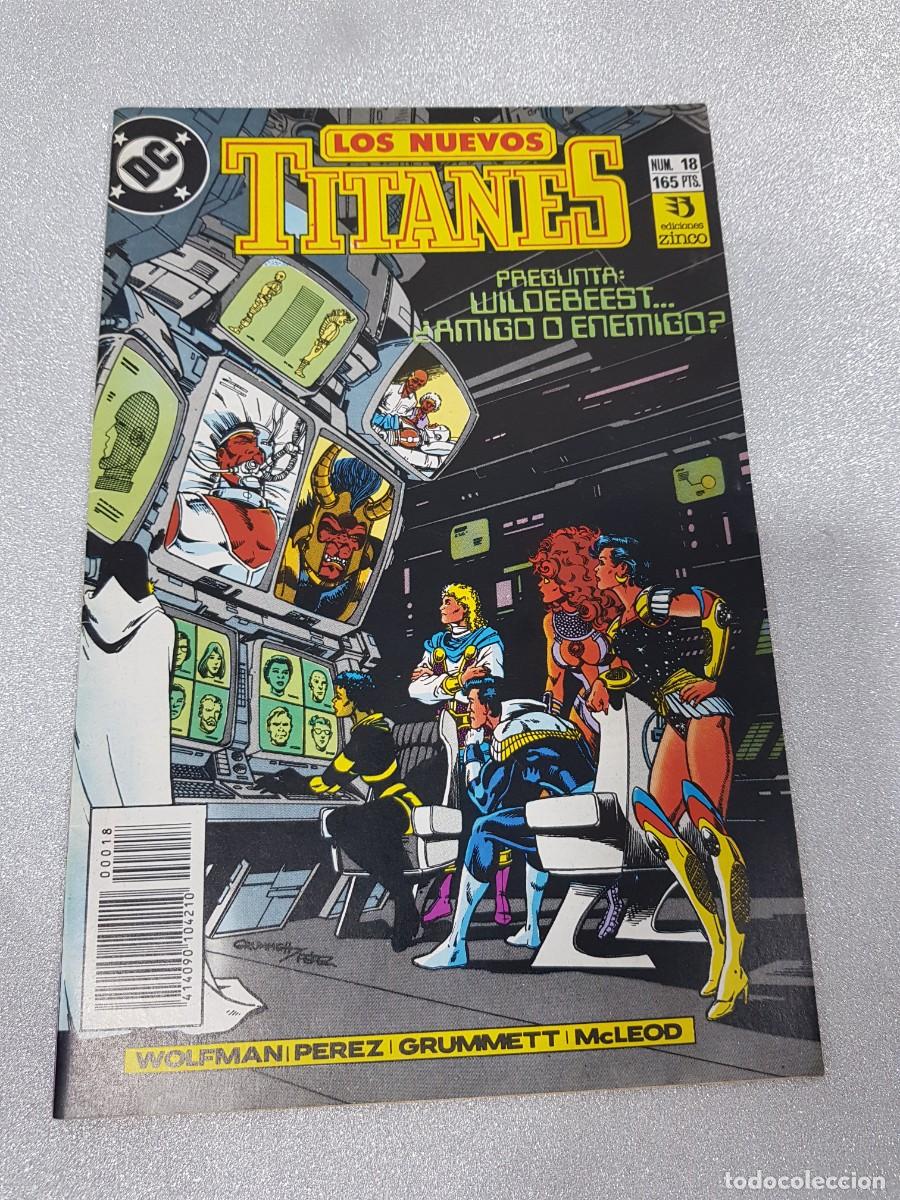 C&oacute;mics: COMIC LOS NUEVOS TITANES GRAPA A&Ntilde;O 1989 EDICIONES ZINCO DC NUM 18 - Foto 1
