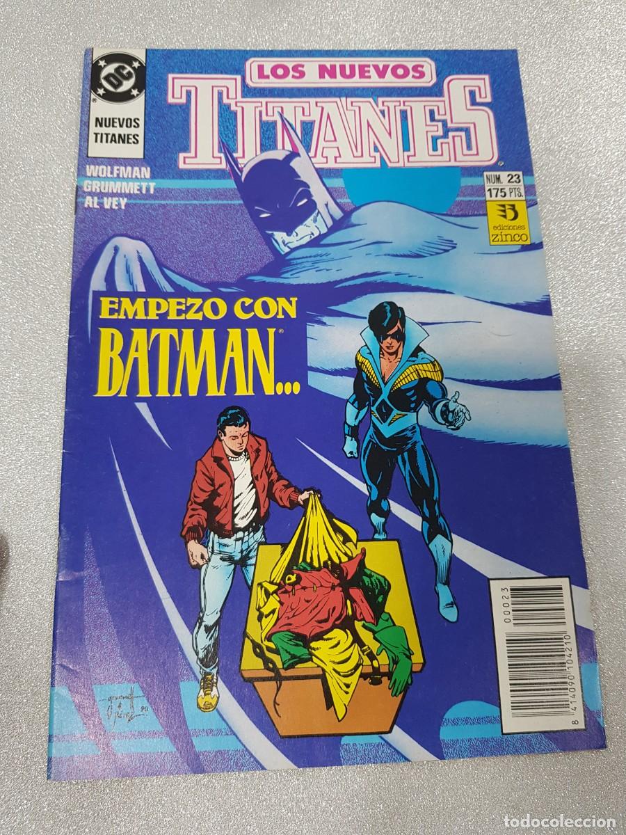 C&oacute;mics: COMIC LOS NUEVOS TITANES GRAPA A&Ntilde;O 1989 EDICIONES ZINCO DC NUM 23 - Foto 1