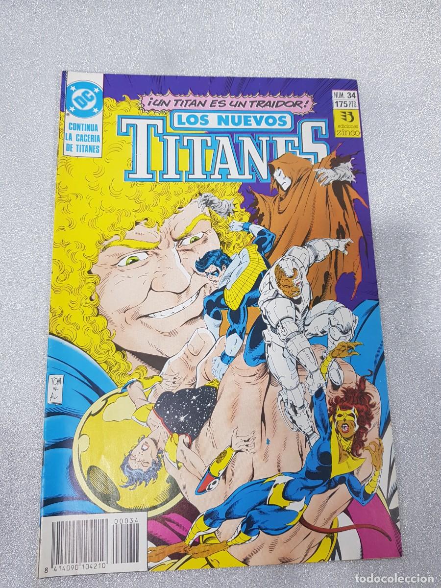 C&oacute;mics: COMIC LOS NUEVOS TITANES GRAPA A&Ntilde;O 1989 EDICIONES ZINCO DC NUM 34 - Foto 1