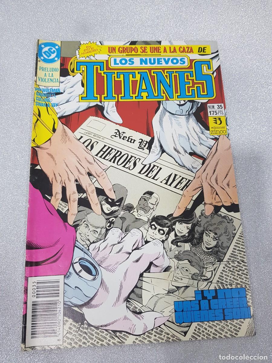 C&oacute;mics: COMIC LOS NUEVOS TITANES GRAPA A&Ntilde;O 1989 EDICIONES ZINCO DC NUM 35 - Foto 1
