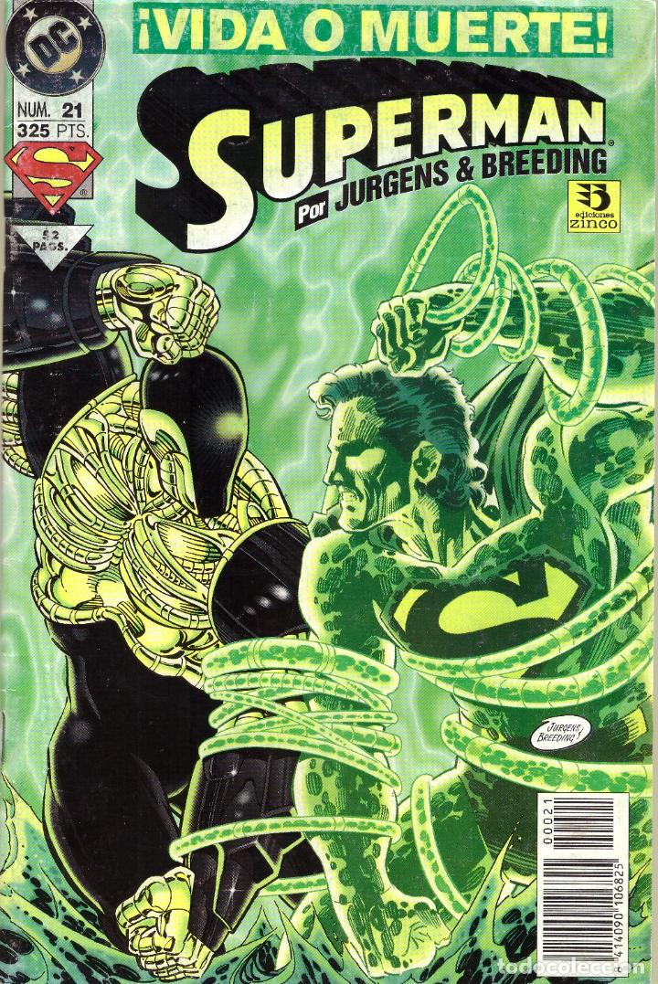 C&oacute;mics: Comic Superman, n&ordm; 21 - Ediciones Zinco - Foto 1