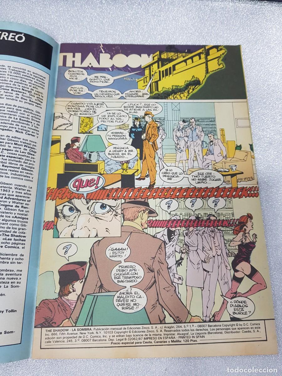 C&oacute;mics: COMIC THE SHADOW LA SOMBRA GRAPA DC EDICIONES ZINCO NUM. 1 - Foto 2