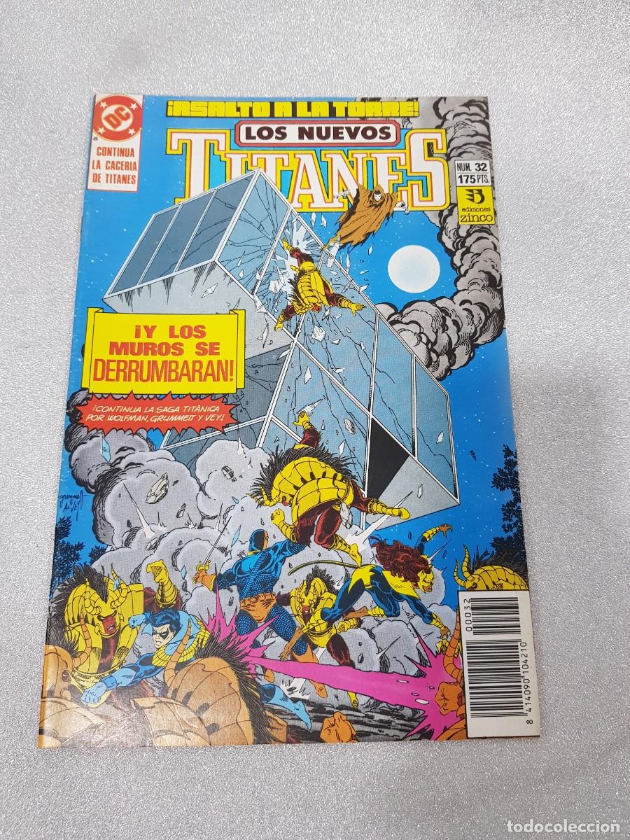 C&oacute;mics: COMIC GRAPA DC LOS NUEVOS TITANES EDICIONES ZINCO NUM 32 - Foto 1