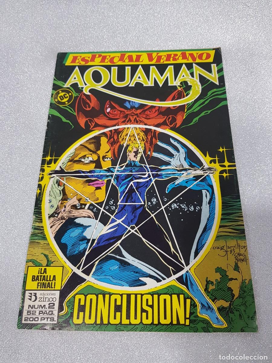 C&oacute;mics: COMIC GRAPA ESPECIAL VERANO AQUAMAN EDICIONES ZINCO NUM 2 - Foto 1
