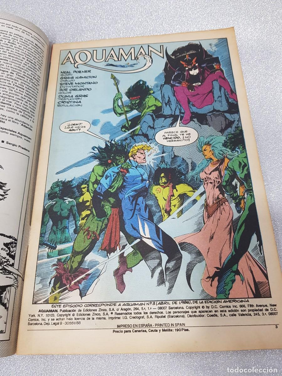 C&oacute;mics: COMIC GRAPA ESPECIAL VERANO AQUAMAN EDICIONES ZINCO NUM 2 - Foto 2