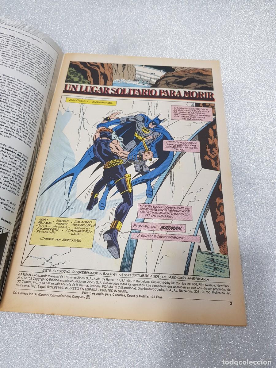 C&oacute;mics: COMIC GRAPA DC BATMAN EDICIONES ZINCO NUM.39 - Foto 2