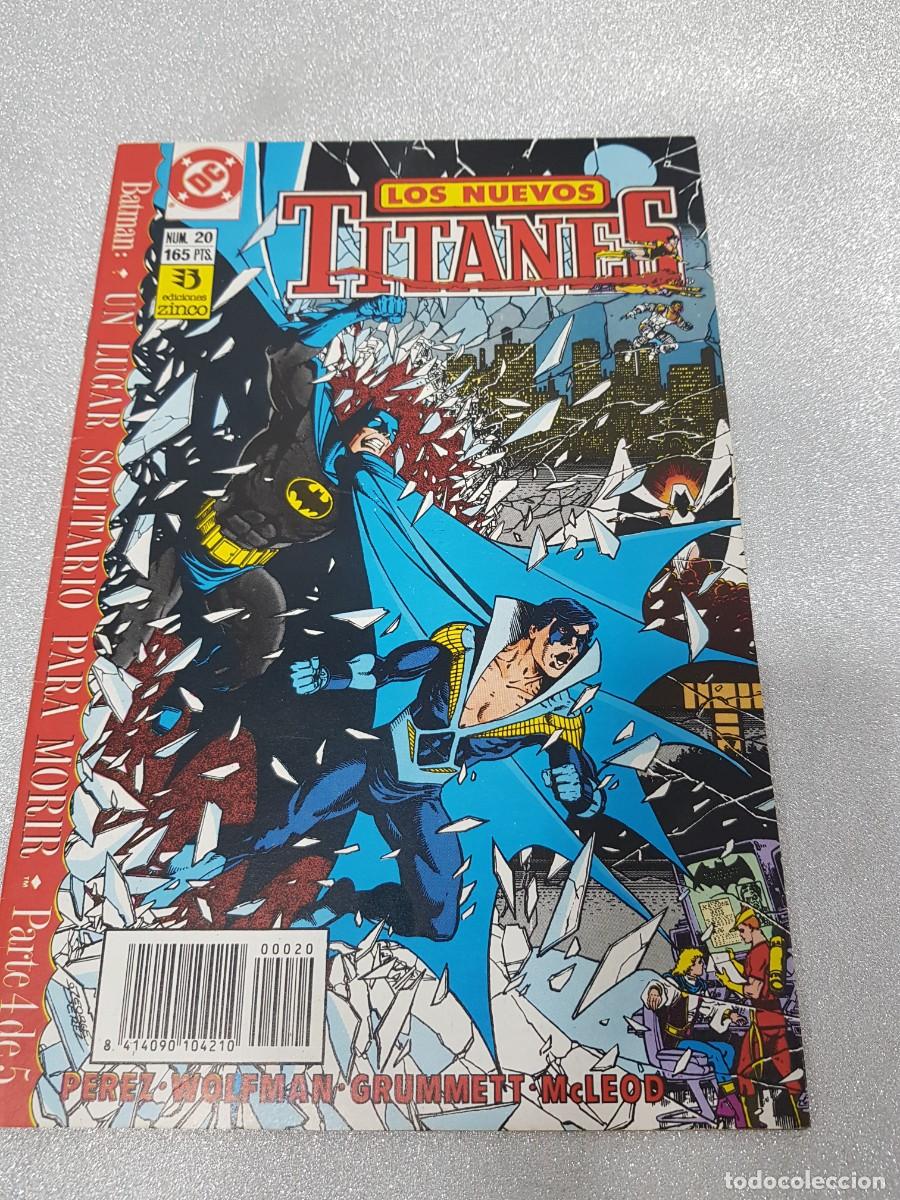 C&oacute;mics: COMIC GRAPA DC LOS NUEVOS TITANES EDICIONES ZINCO NUM.20 - Foto 1