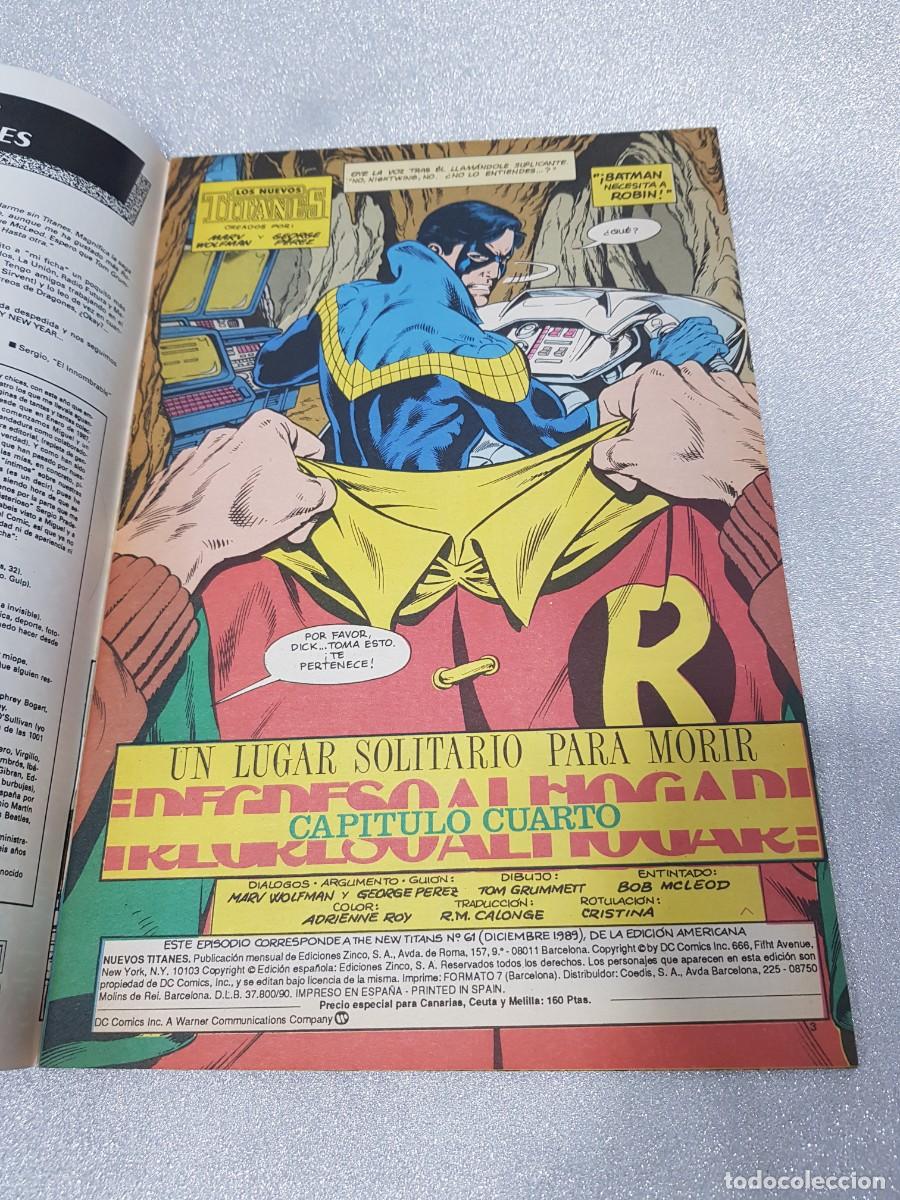 C&oacute;mics: COMIC GRAPA DC LOS NUEVOS TITANES EDICIONES ZINCO NUM.20 - Foto 2