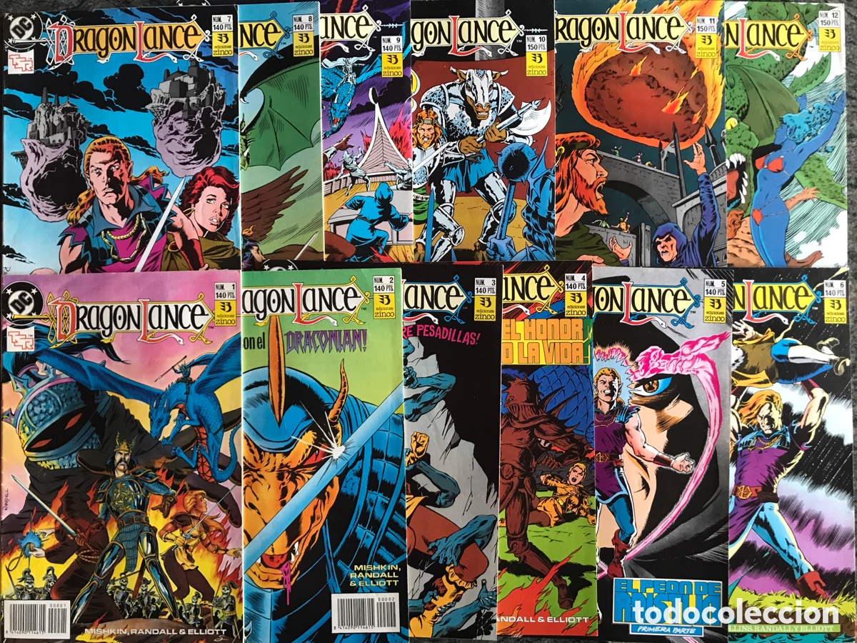 C&oacute;mics: Drag&oacute;n Lance completa Muy buen estado 12 n&uacute;meros - Foto 1