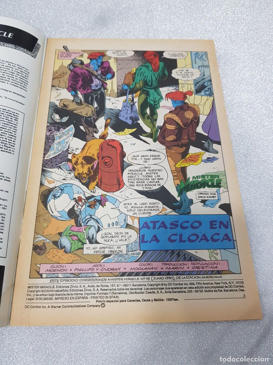C&oacute;mics: COMIC GRAPA DC EDICIONES ZINCO MISTER MIRACLE NUM 5 - Foto 2