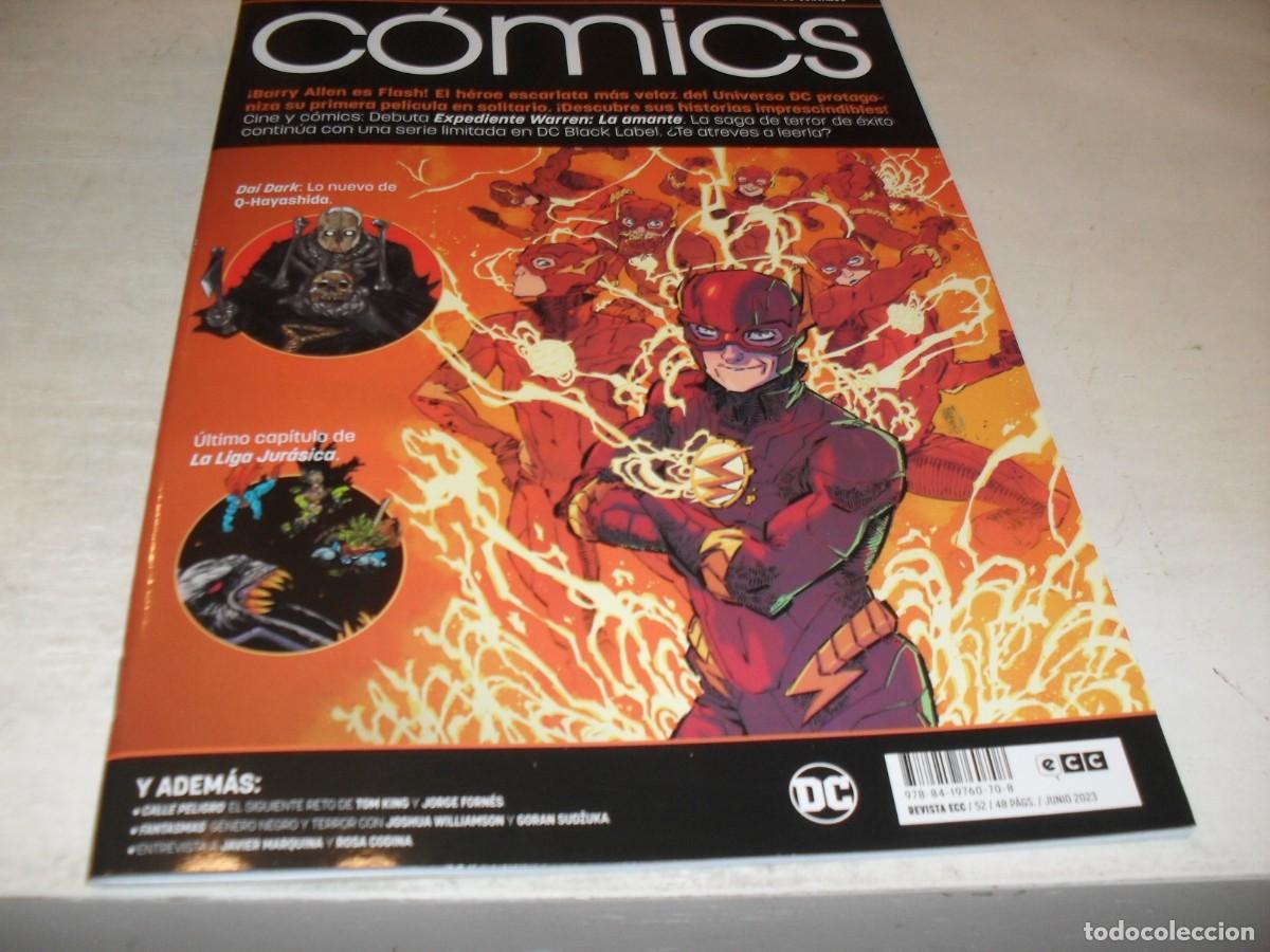 C&oacute;mics: ECC COMICS N&ordm; 52,CON LA LIGA JURASICA,ULTIMO CAPITULO.ECC,A&Ntilde;O 2018.IMPECABLE. - Foto 1