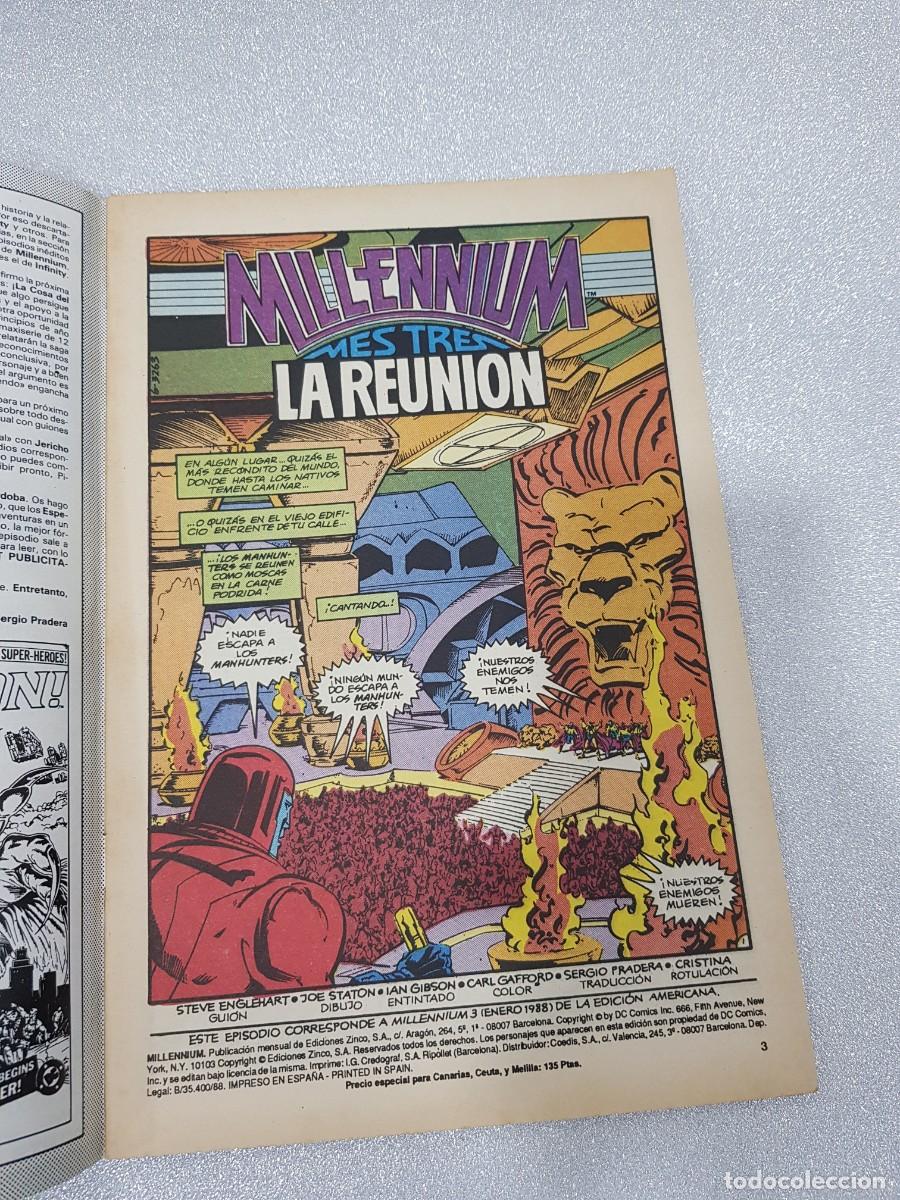 C&oacute;mics: COMIC GRAPA DC EDICIONES ZINCO MILLENNIUM LA REUNION NUM 3 - Foto 2