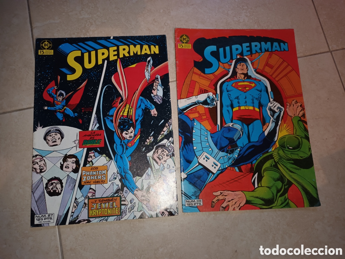 C&oacute;mics: Lote 2 Superman DC Zinco numeros 27 y 38 - Foto 1