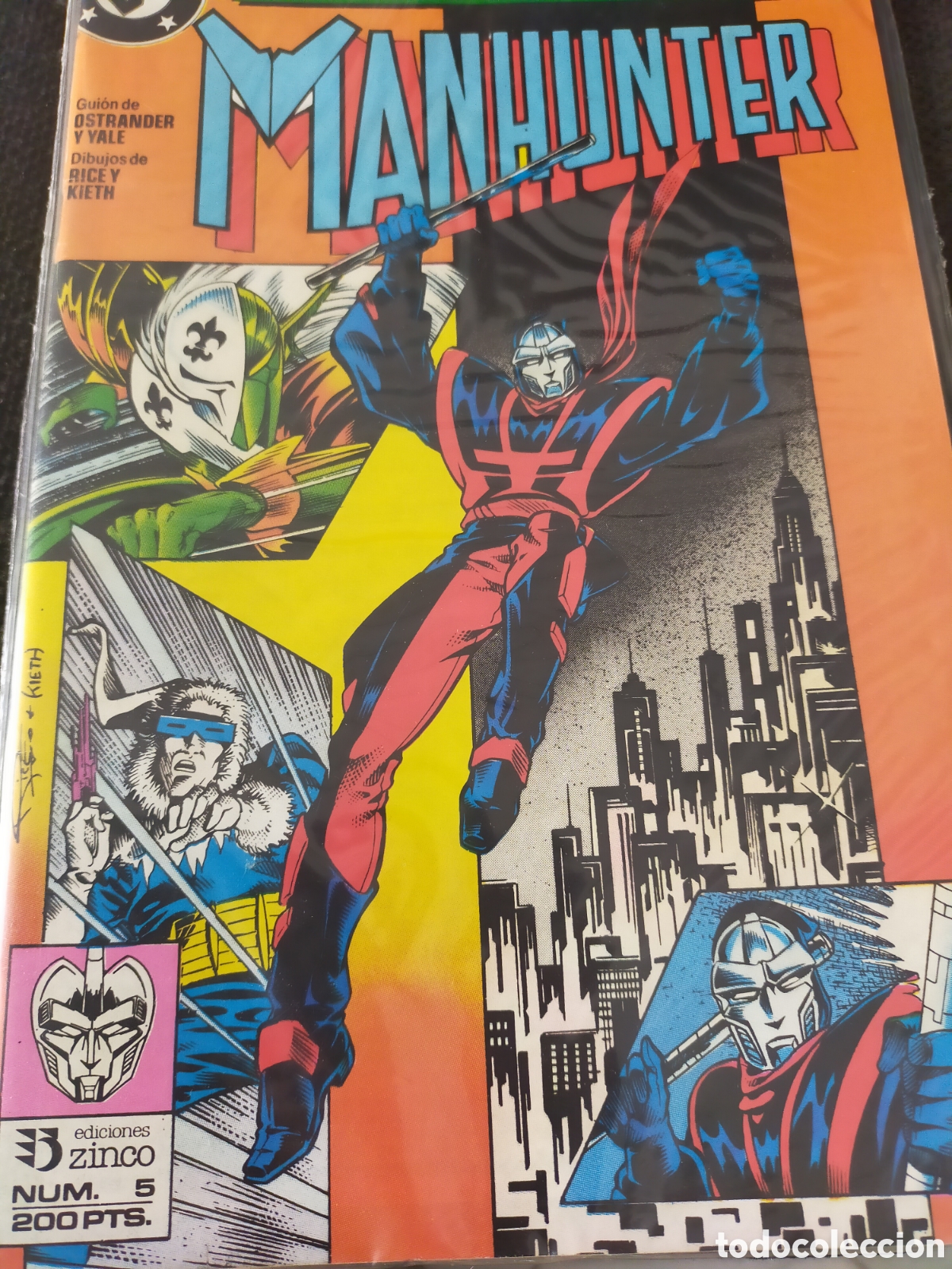 C&oacute;mics: MANHUNTER 5 -6 ZINCO MUY BUEN ESTADO EN PL&Aacute;STICO PROTECTOR - Foto 1