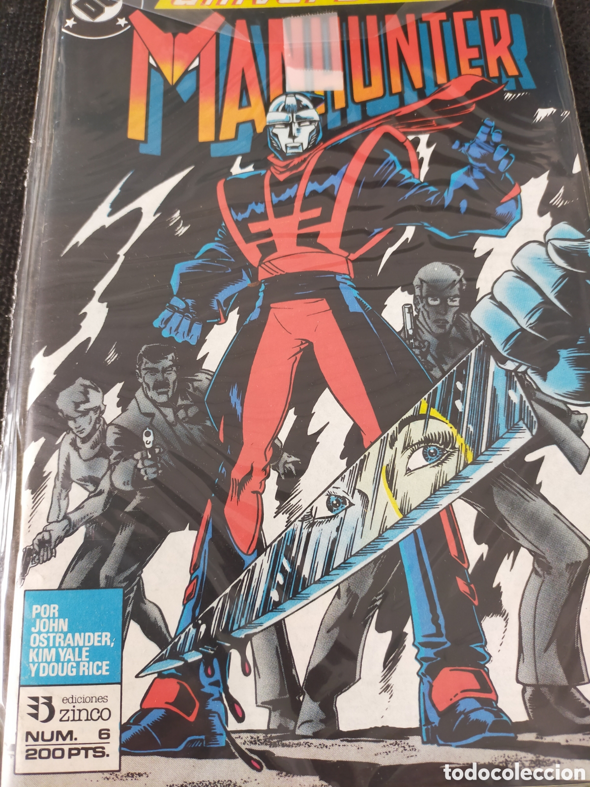 C&oacute;mics: MANHUNTER 5 -6 ZINCO MUY BUEN ESTADO EN PL&Aacute;STICO PROTECTOR - Foto 2