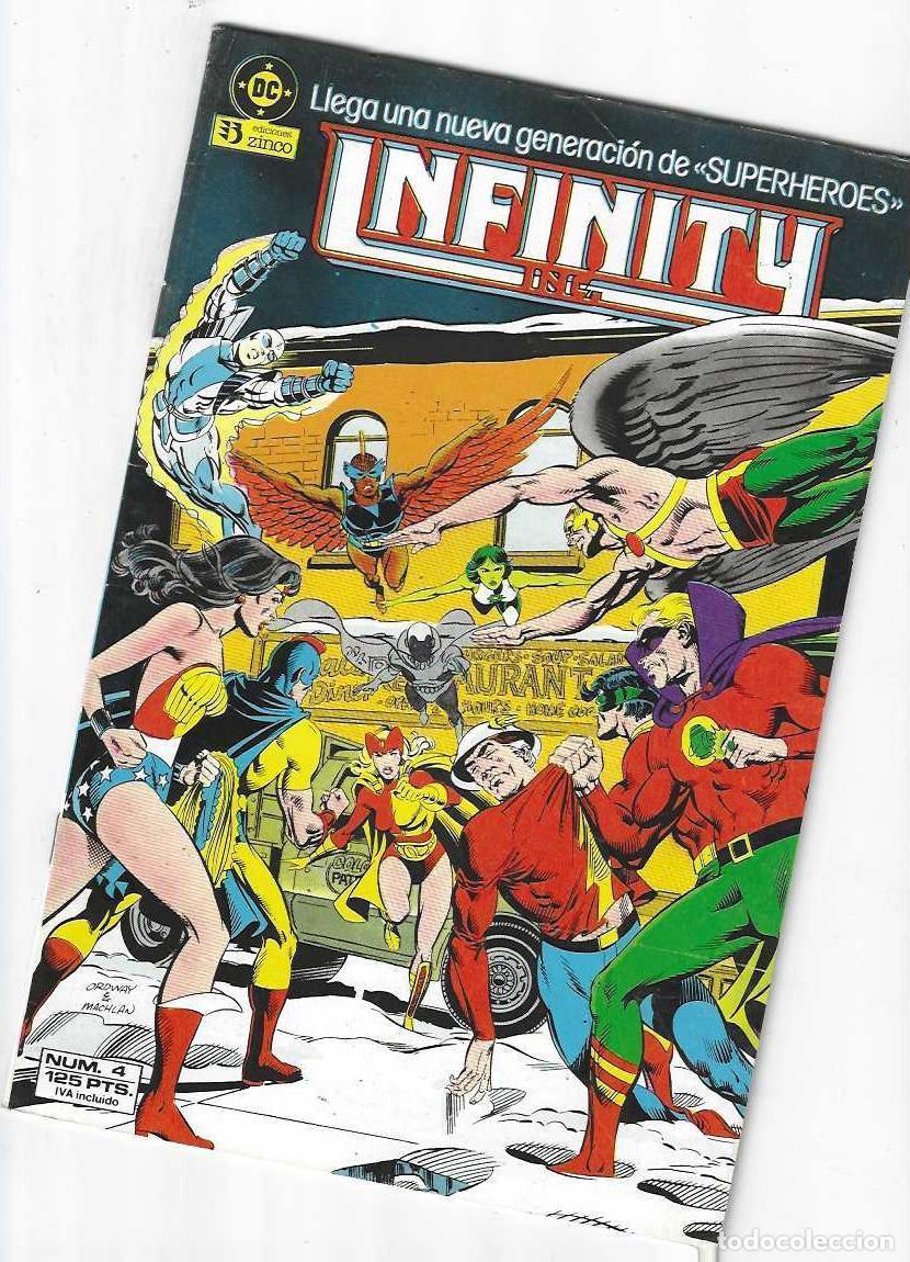 C&oacute;mics: INFINITY INC N&ordm; 4 - GRAPA ZINCO - BUEN ESTADO - Foto 1