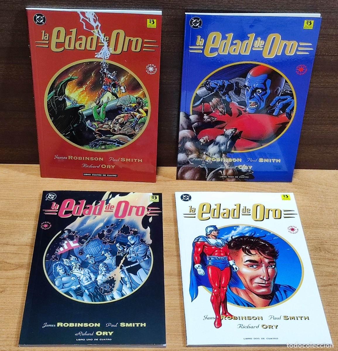 C&oacute;mics: LA EDAD DE ORO COLECCI&Oacute;N COMPLETA 4 TOMOS - EDITORIAL ZINCO. - Foto 1
