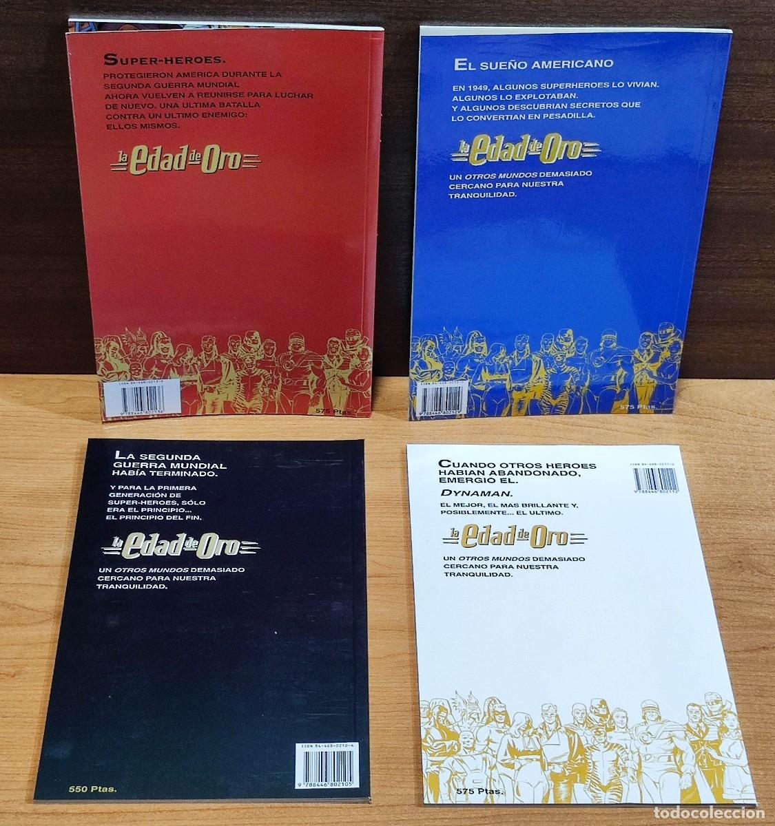 C&oacute;mics: LA EDAD DE ORO COLECCI&Oacute;N COMPLETA 4 TOMOS - EDITORIAL ZINCO. - Foto 2