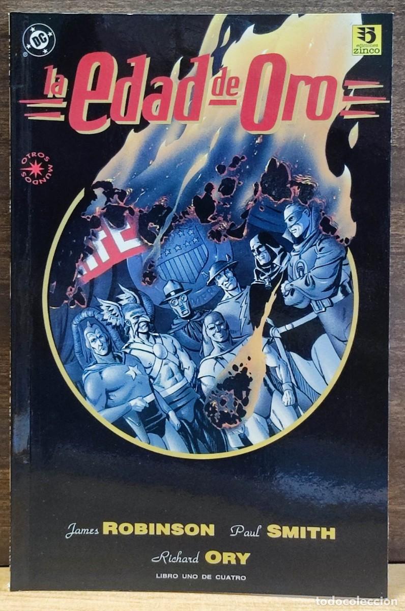 C&oacute;mics: LA EDAD DE ORO COLECCI&Oacute;N COMPLETA 4 TOMOS - EDITORIAL ZINCO. - Foto 5