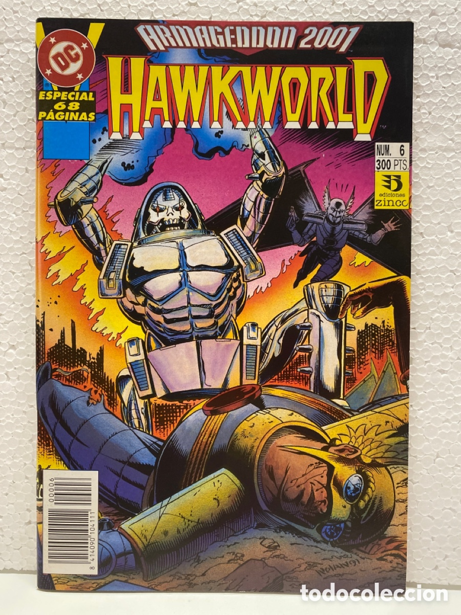 C&oacute;mics: ARMAGEDDON 2001 #6 - Hawkworld - Zinco 1&ordf; edici&oacute;n. - Foto 1